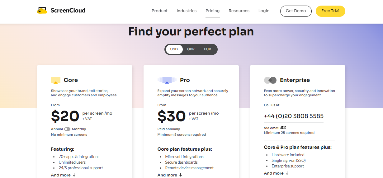 ScreenCloud Pricing