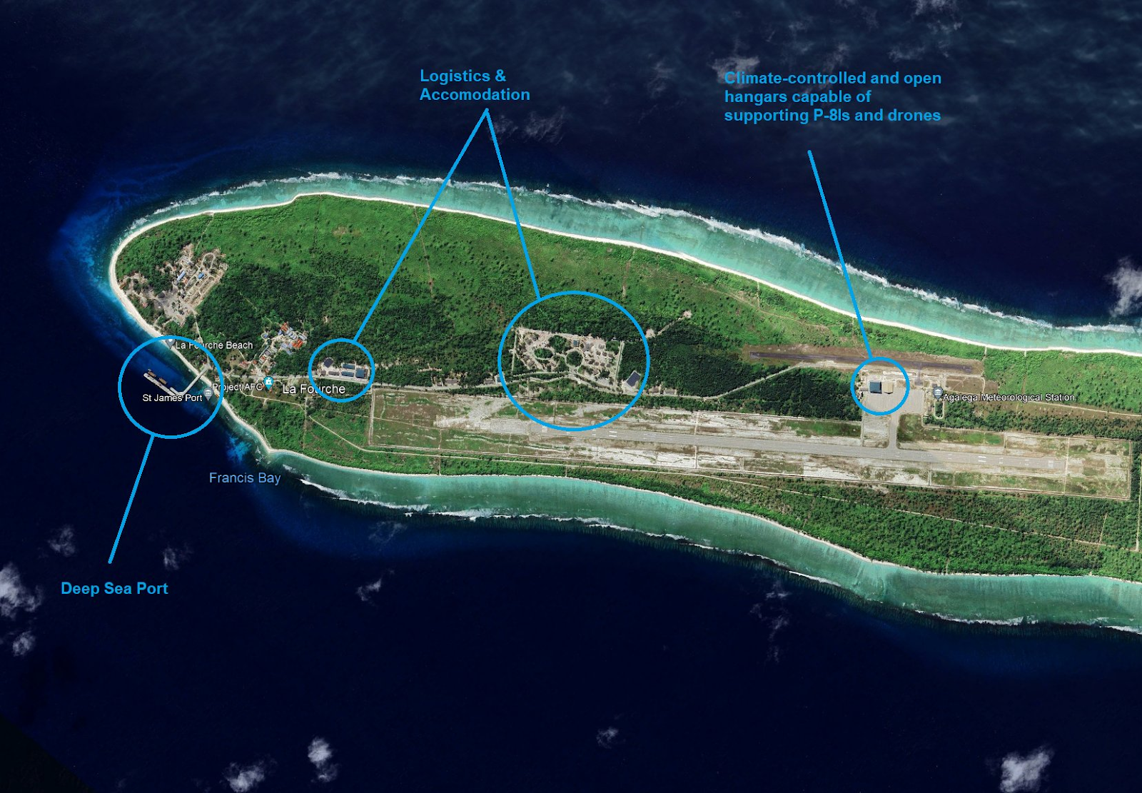 North Agalega Island | Coastal surveillance radar system | Indian Military Bases | USPC 