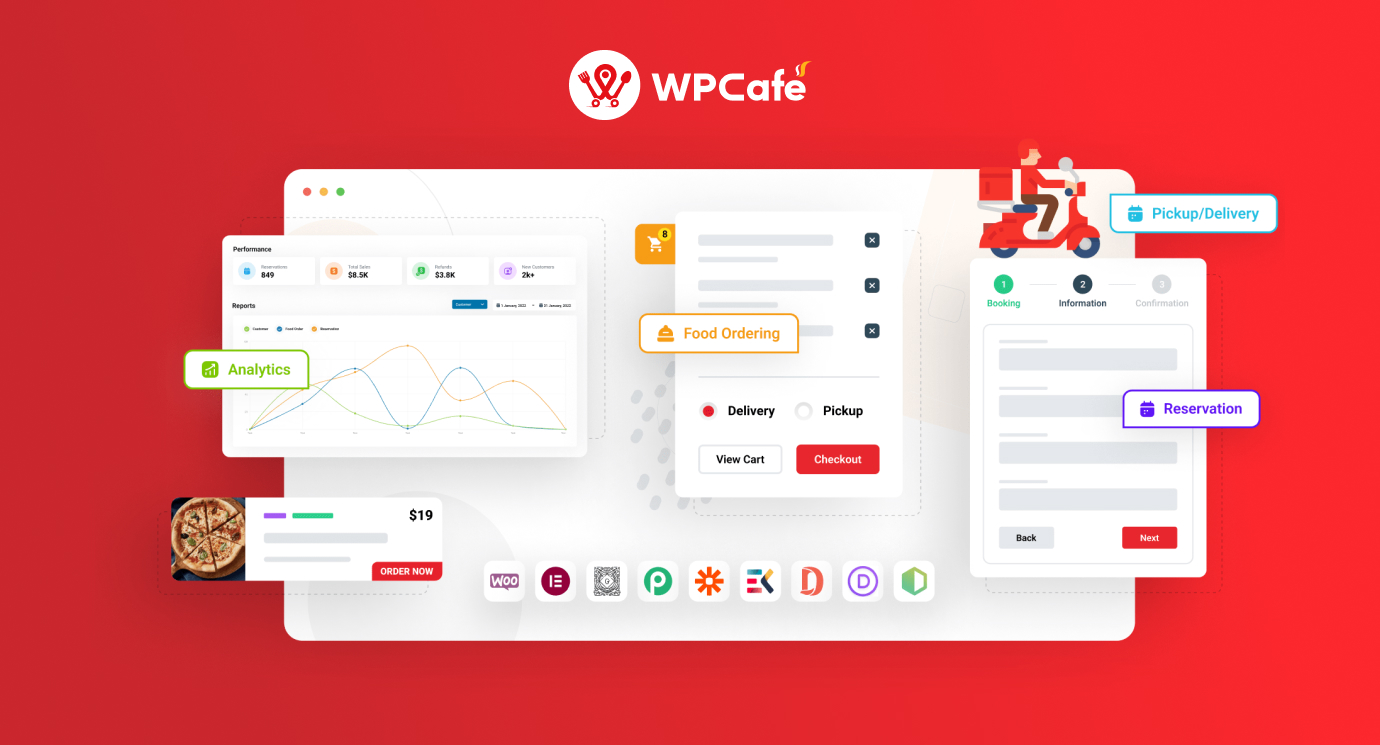 WpCafe- Pickup / Delivery and Table Reservation 