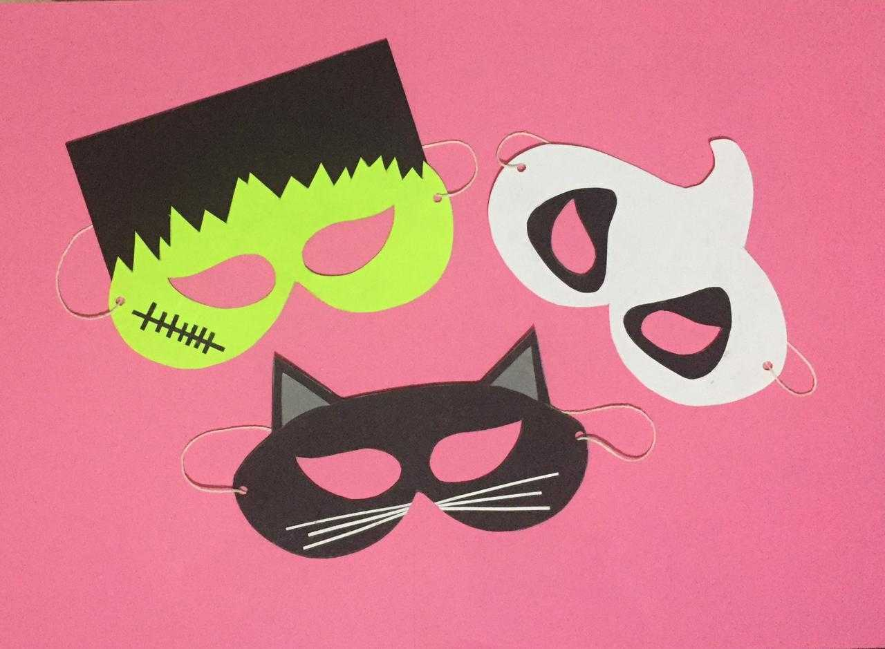 Learn Easy to Make a Halloween Mask Paper Crafts Activity