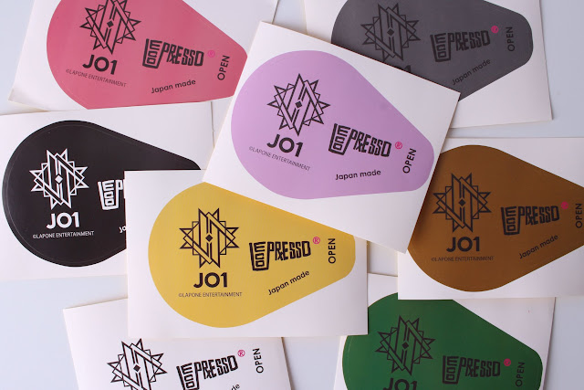 JO1 multiple designs custom stickers