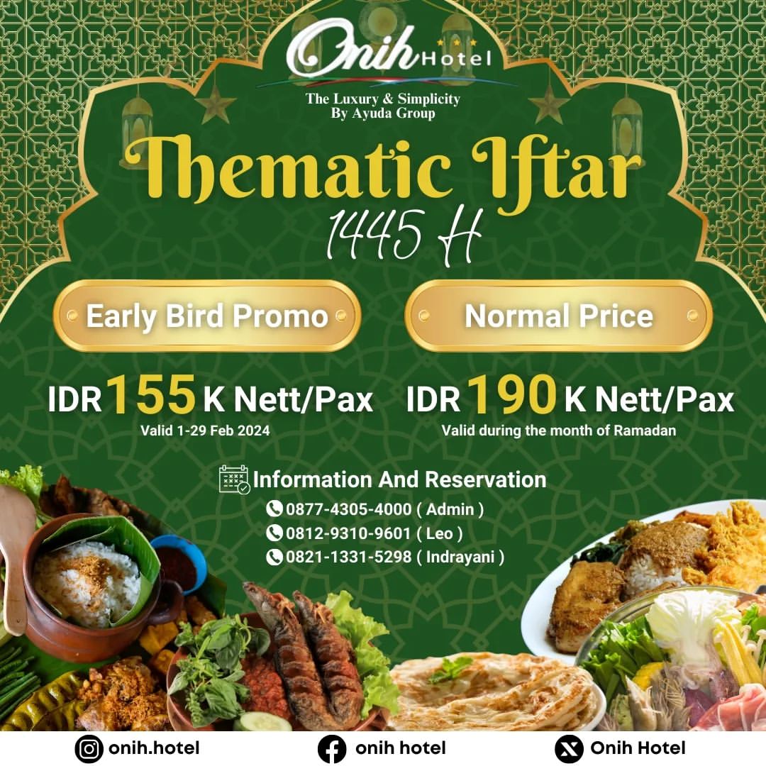 hotel untuk tempat bukber Onih Hotel Bogor