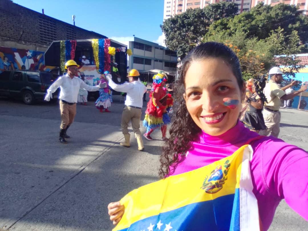 La alegría venezolana en el Referéndum. Foto Denisse López