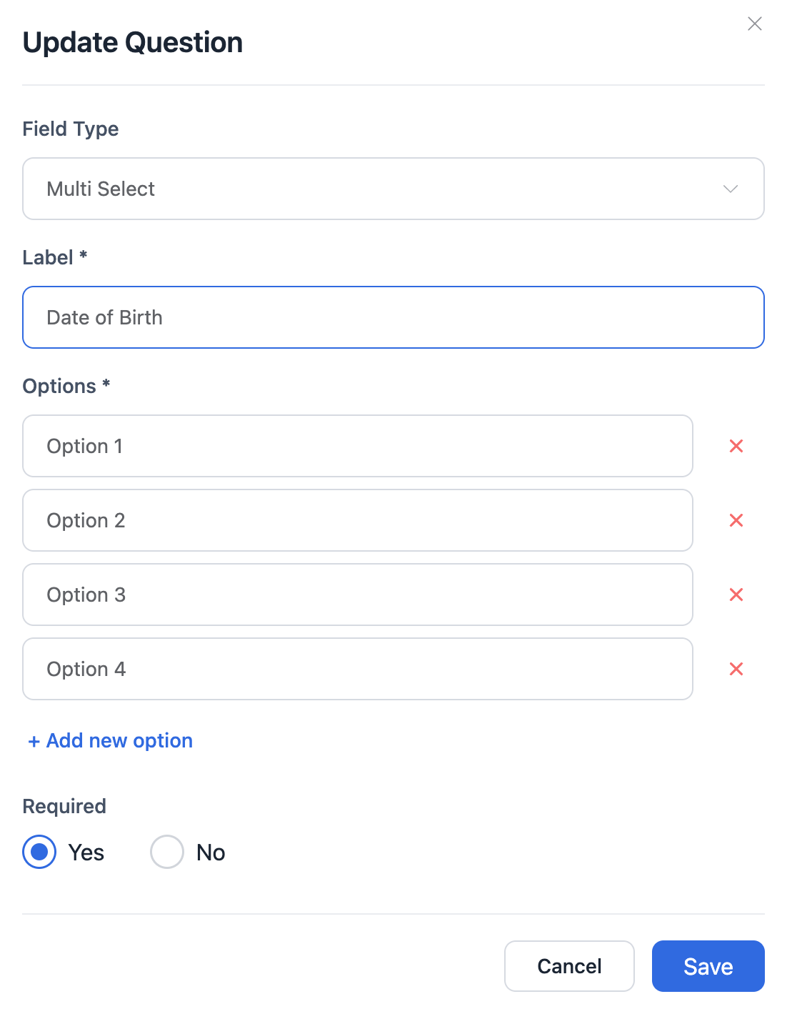 adding a multi-select field in fluentbooking