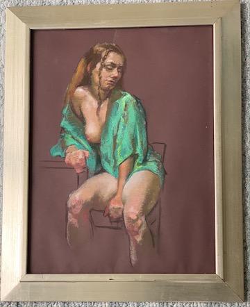 A painting of a person in a frame

Description automatically generated