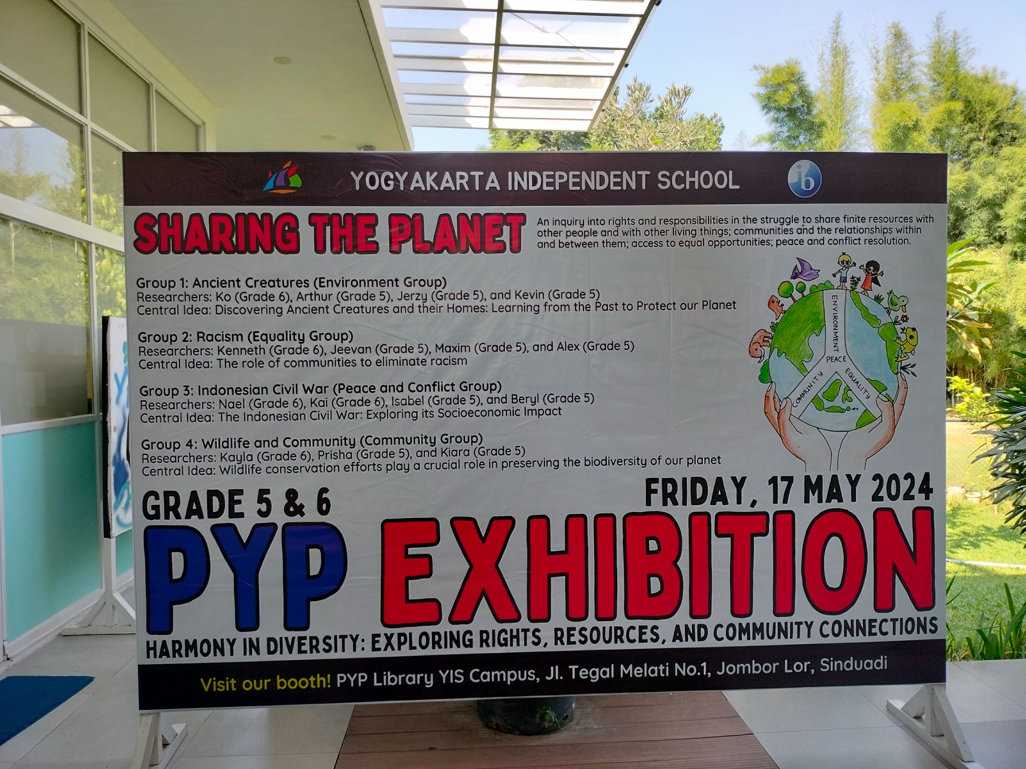 Sekolah Internasional di Yogyakarta Gelar Pameran PYP (Primary Years Programme) 2024