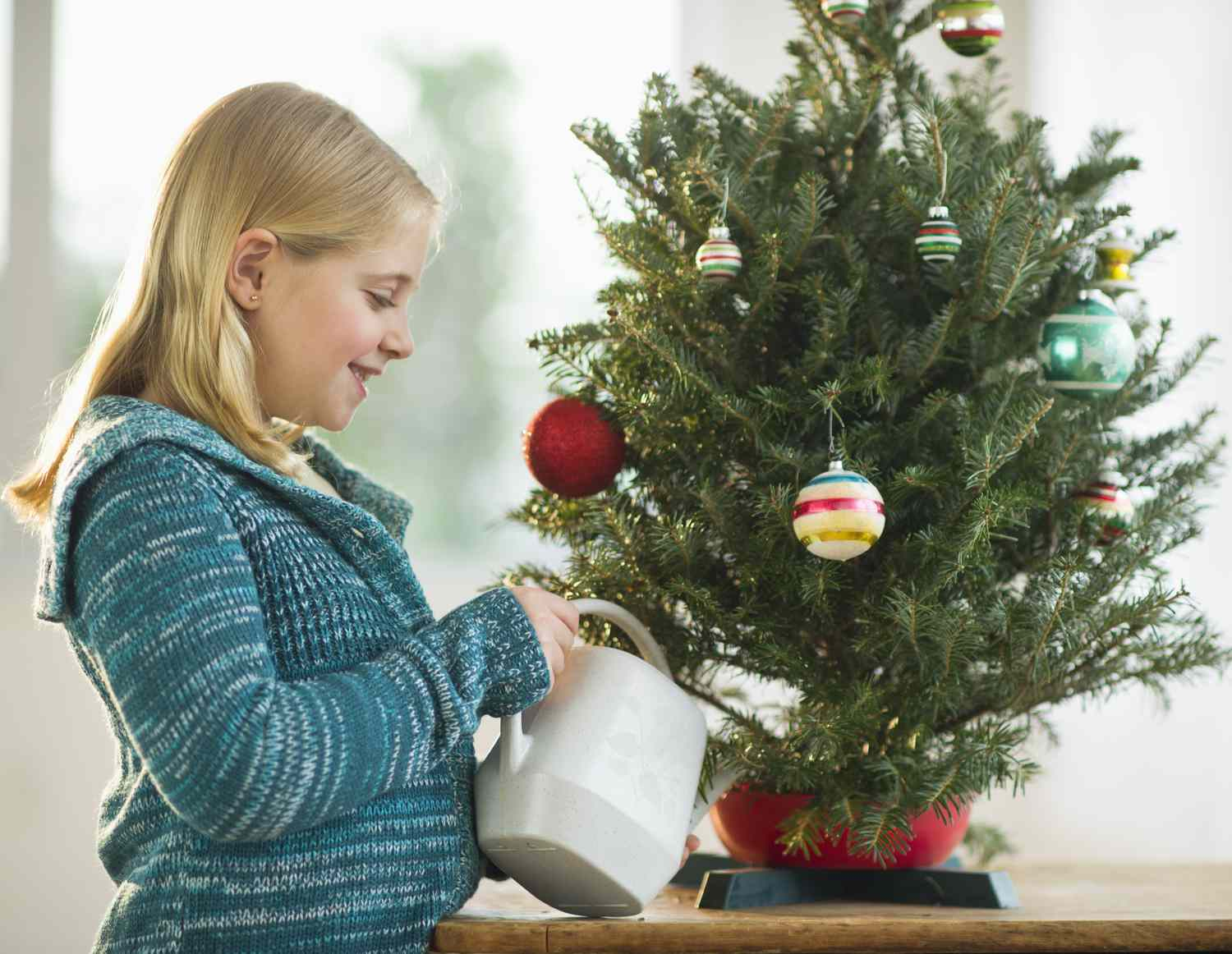 Keep your Christmas tree well-watered, away from heat sources, and ensure it has a sturdy stand to stay fresh throughout the season