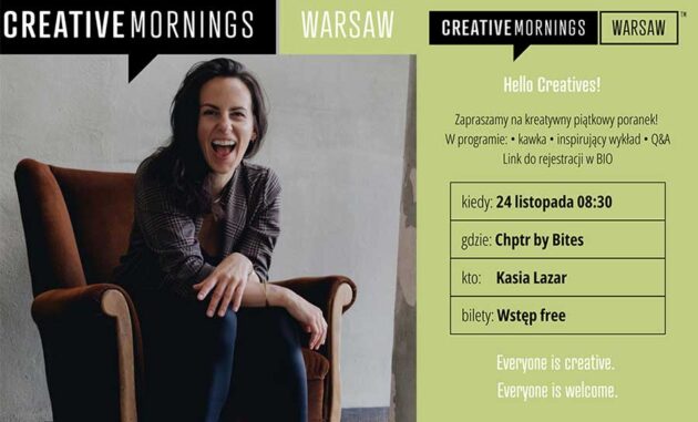 Creative Mornings Warszawa Chptr от Bites