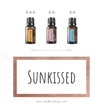 A diffuser blend using 3 drops of Wild Orange, 2 drops of Patchouli, and 2 drops of Ylang Ylang.