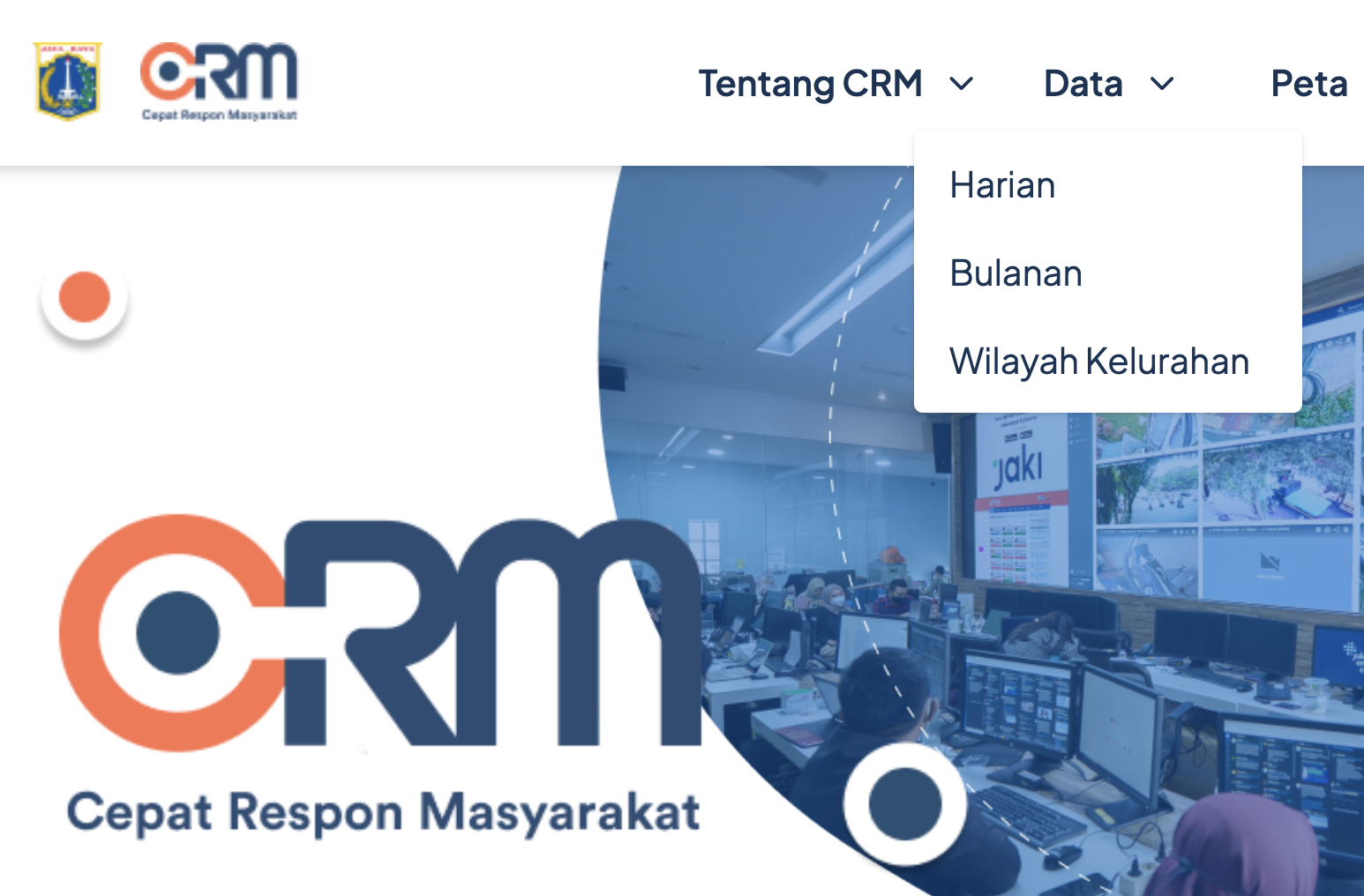 Dasbor Data Harian&nbsp; CRM