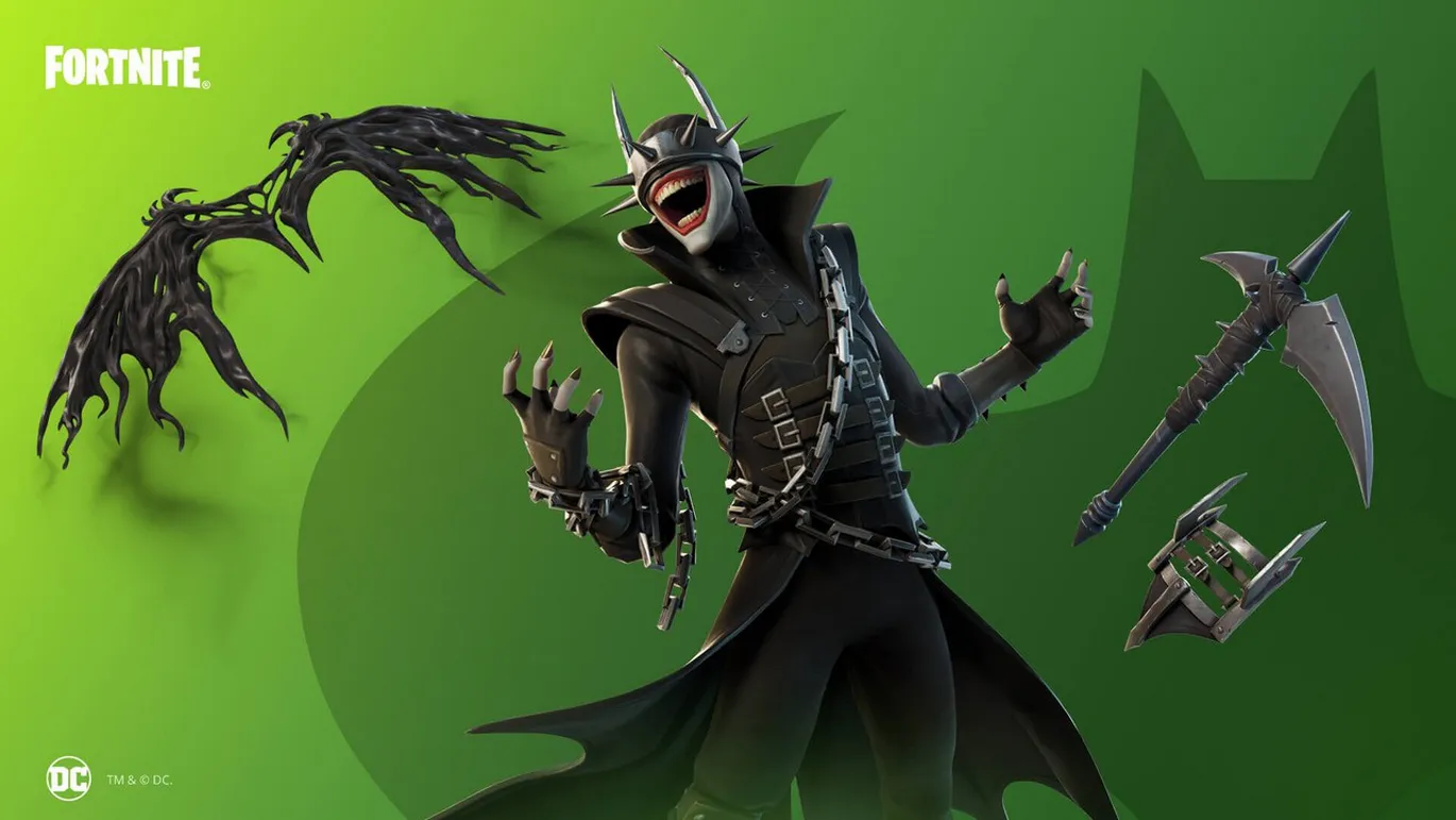 Image of Fortnite character - The Batman Who Laughs generated by AI