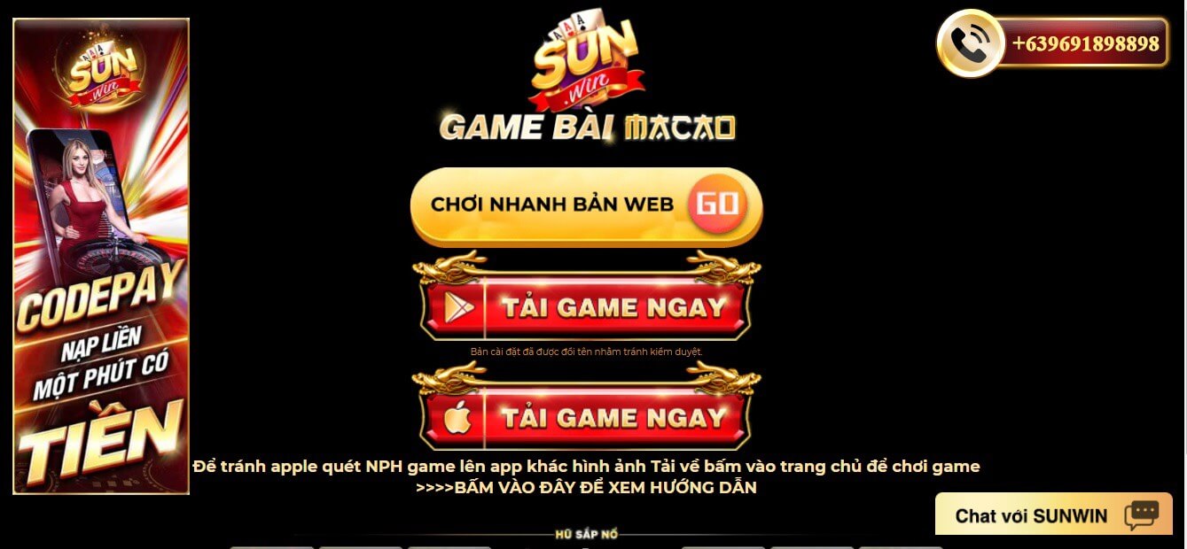 Người chơi có thể tải app Sunwin về điện thoại
