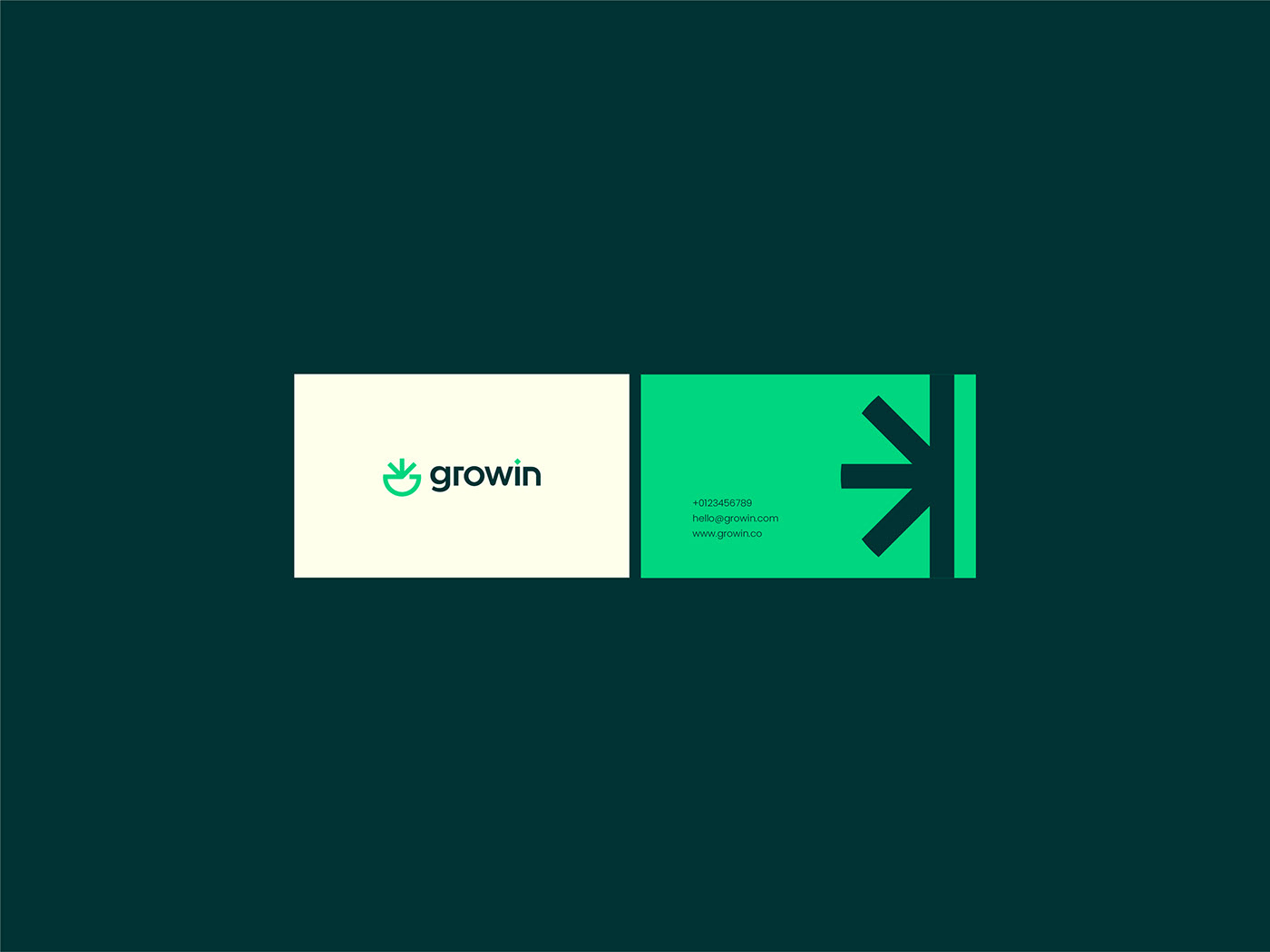 logo brand identity Logo Design branding  visual identity marketing   growth corporate identity Brand Design