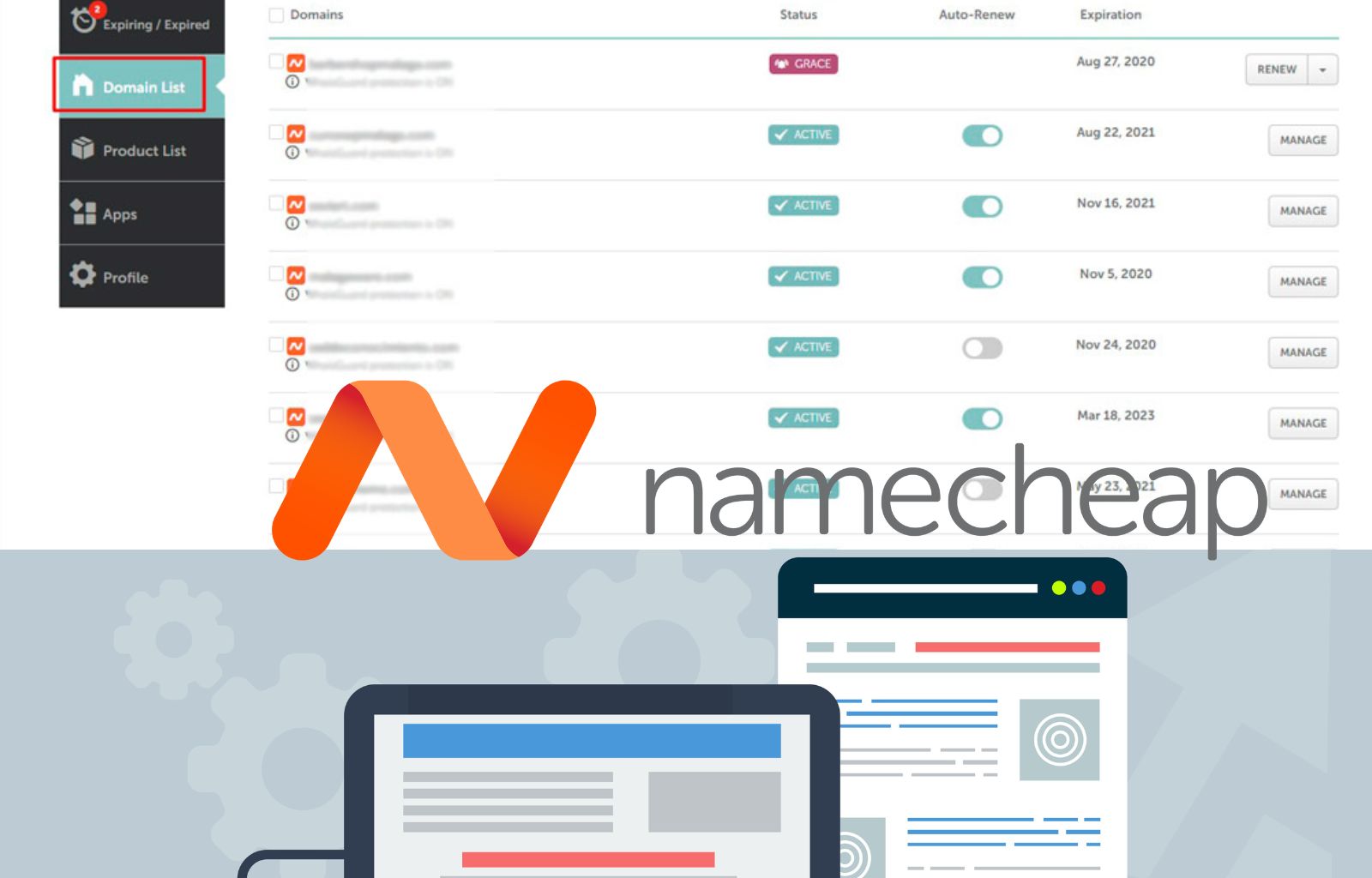 Dominios Namecheap