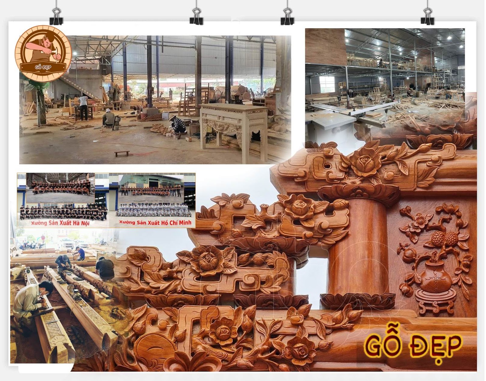 Xưởng sản xuất gỗ theo yêu cầu