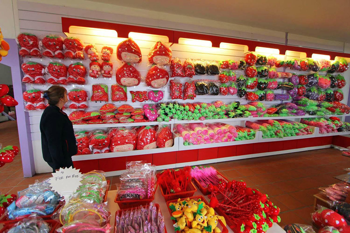 Strawberry-themed Shop at Cameron Highlands