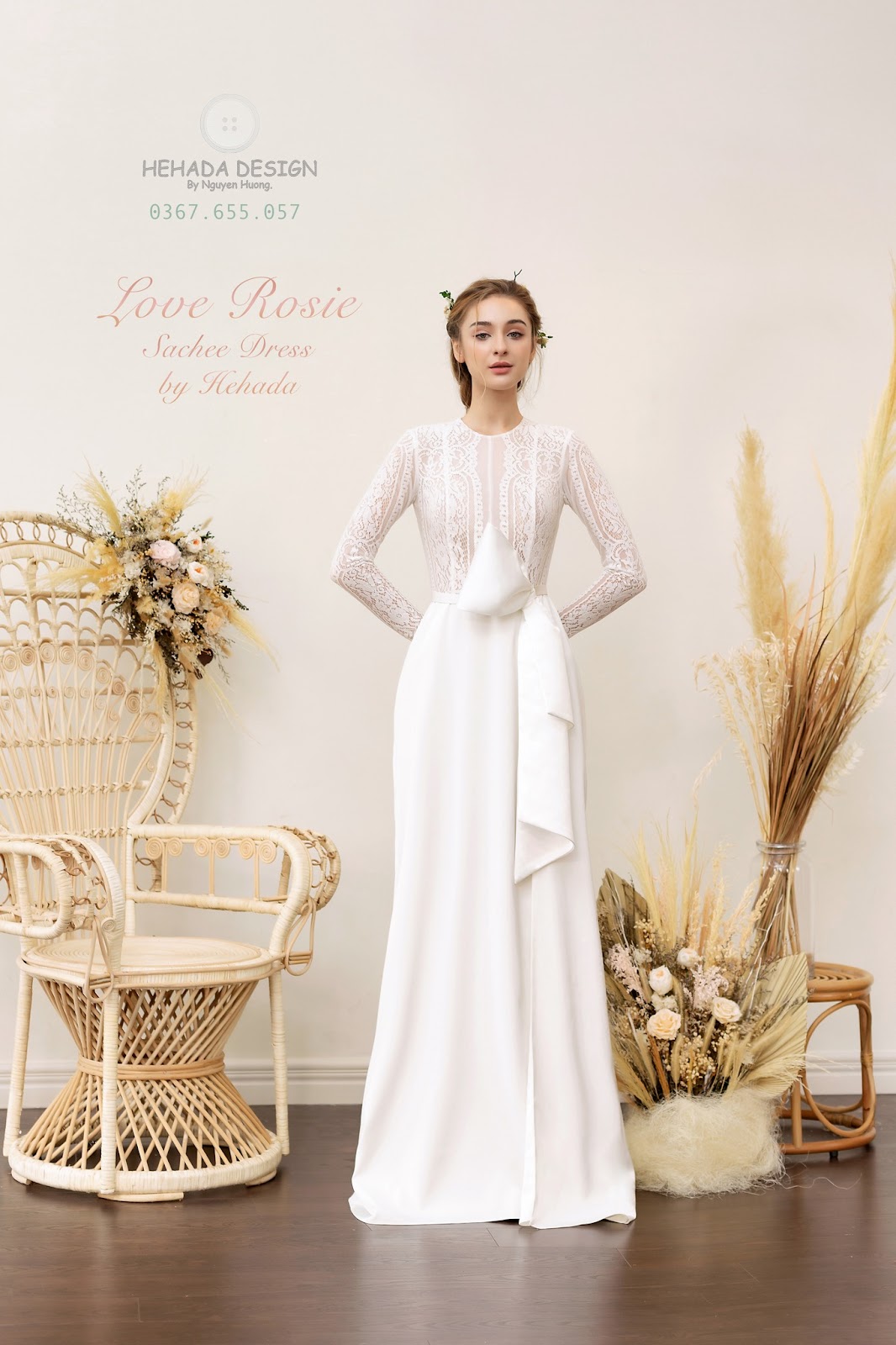 Form dáng áo cưới Sachee V2