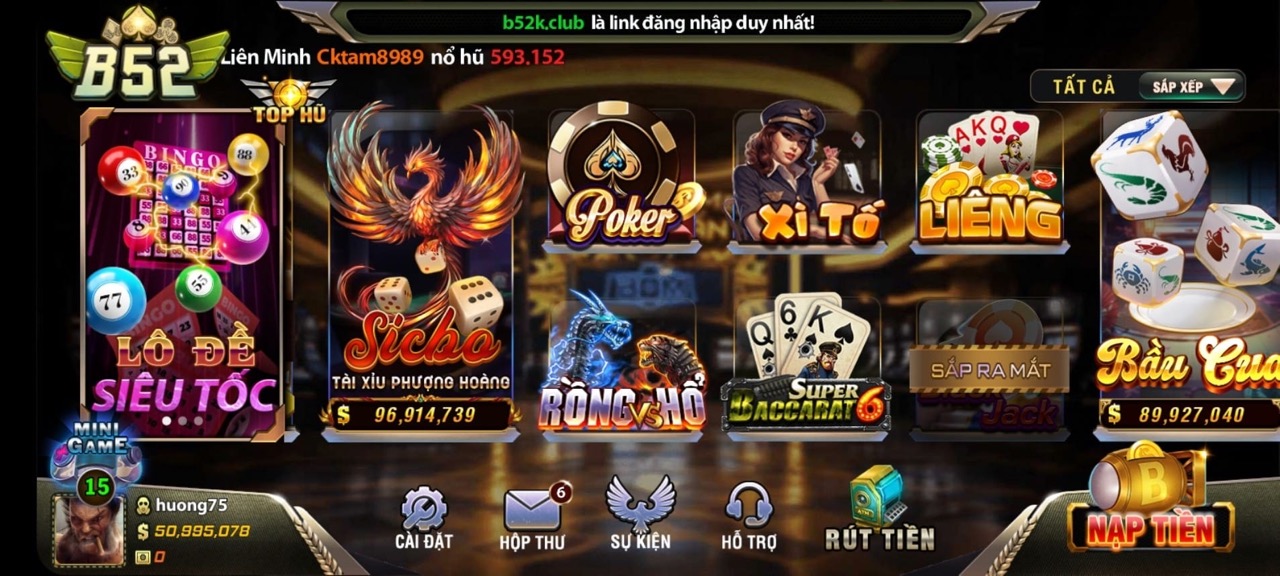 B52 Club - Download Cổng game B52win.Net Đăng Nhập Nạp Rút Tiền