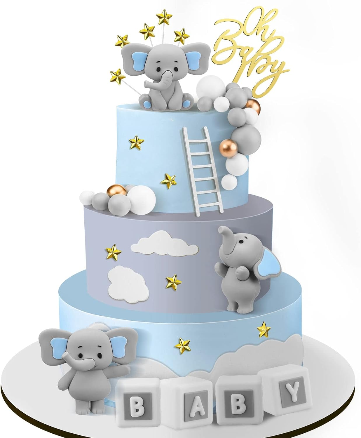 20 Amazing Elephant Baby Shower Cake Ideas