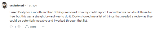 A person on Reddit shares their Dovly review and how simple the Dovly app is to use. 