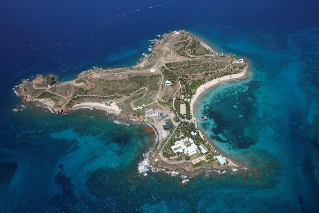 Little St. James Island, one of the properties of financier Jeffrey Epstein