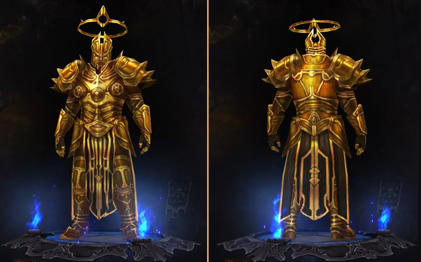 more oversized armor... and pauldrons, but from Diablo this time.