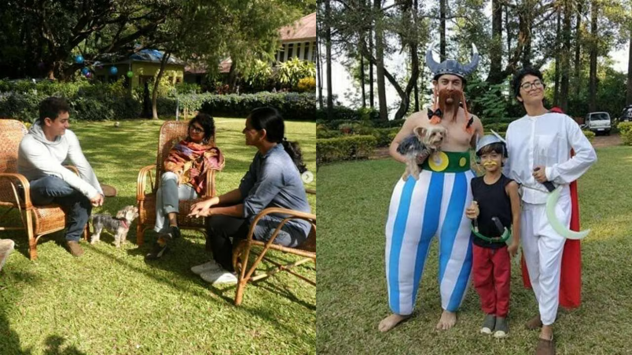 Aamir Khan in Panchgani with family