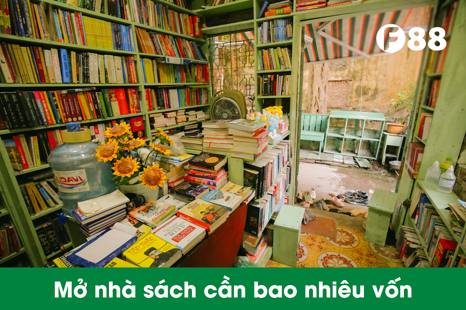 mở nhà sách cần bao nhiêu vốn