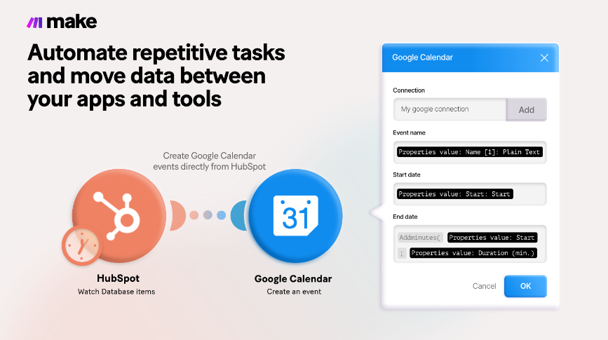 HubSpot Make連携