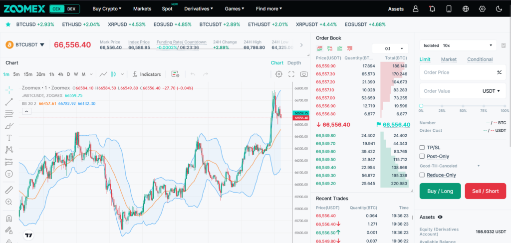 acheter bitcoin sur zoomex