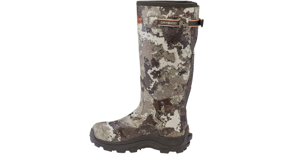 Product photo of the Dryshod Men's ViperStop Snake Hunting Boot, came print.