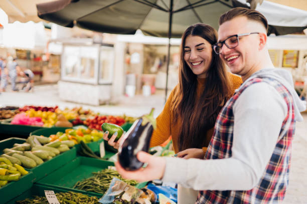 Visit the farmer’s market together