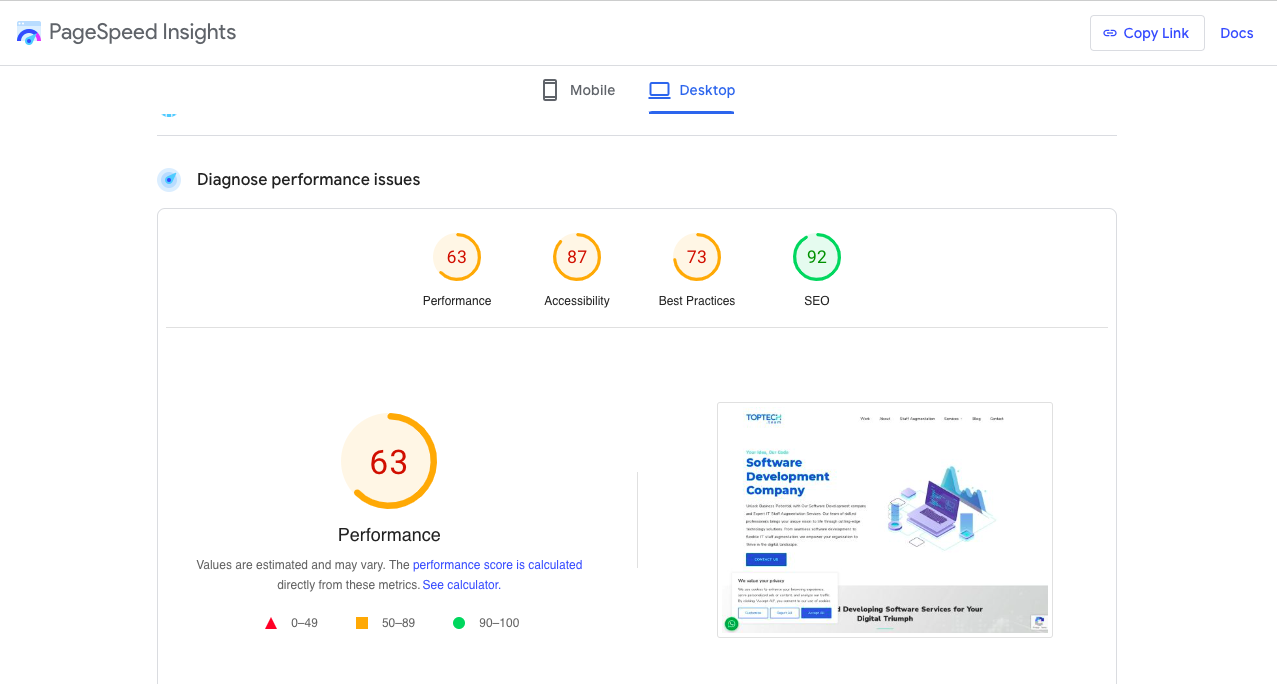 page-speed-insight