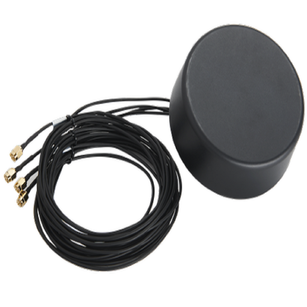 Zebra FXR90 4G/5G/GPS Antenna, 1 Meter Cable, 4x SMA Male Connectors