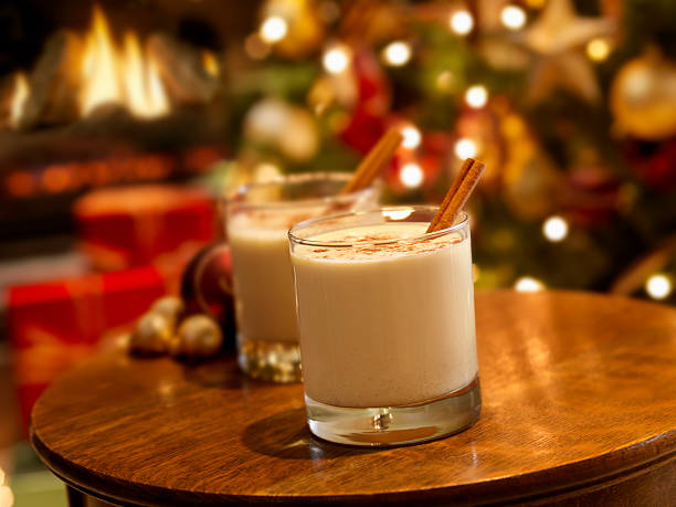 Eggnog, one of the most popular Christmas foods