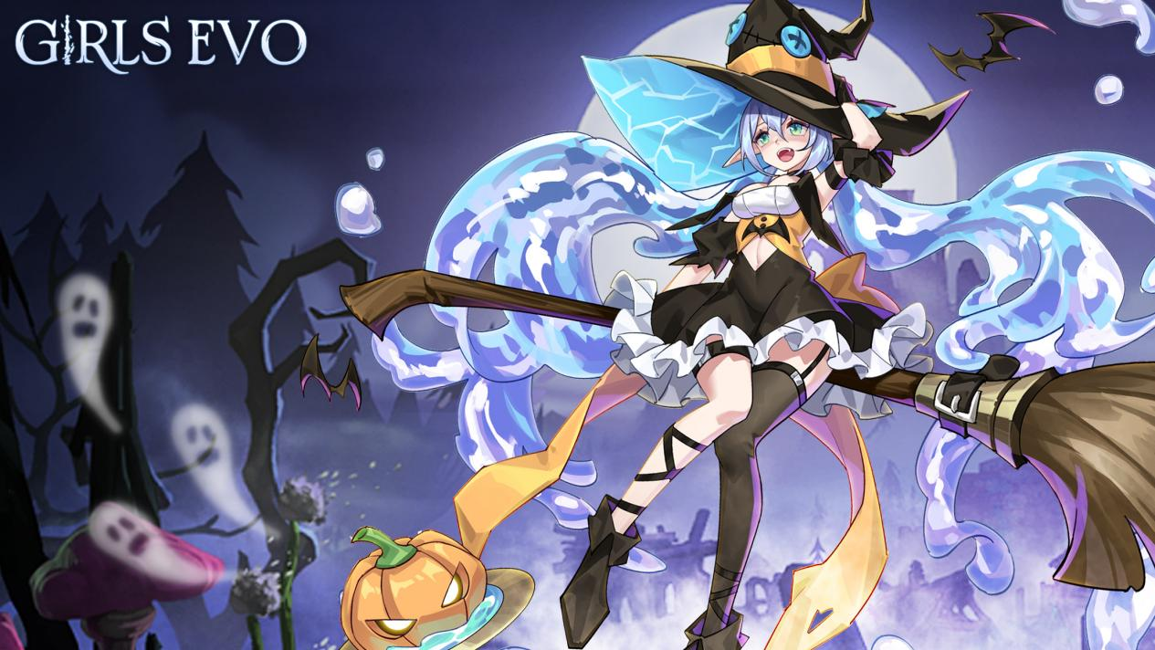 Girls Evo: Idle RPG đang chuẩn bị cho bản cập nhật Halloween lớn với các sự kiện mới