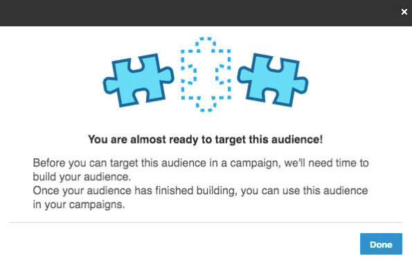 Audience targeting on LinkedIn