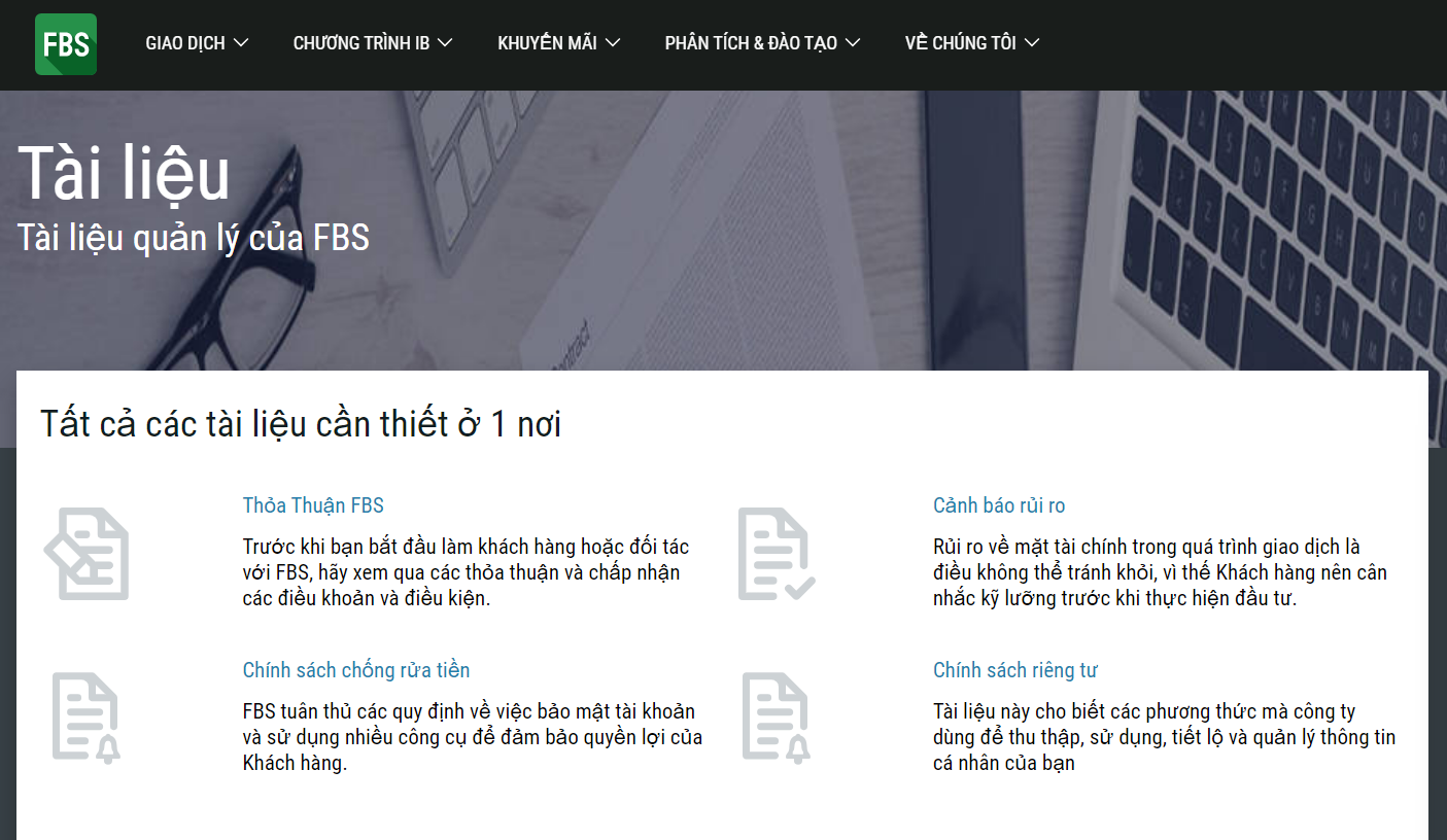 Giấy phép và các chính sách của sàn FBS