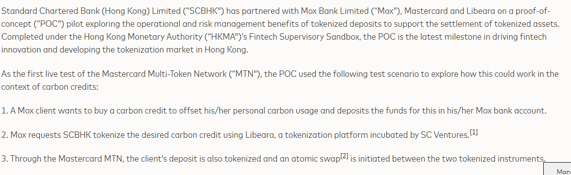 SCBHK and Mastercard Launch Tokenized Deposits Test in Hong Kong Sandbox