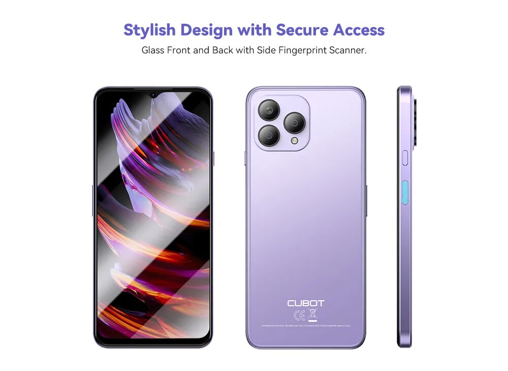 CUBOT P80 Unlocked Cell Phone,16GB RAM+256GB ROM,MT8788 Octa-core Android  13 Mobile Phone,6.58 FHD+ Display,5200mAh 2-Day Battery,48MP+24MP  Camera,4G