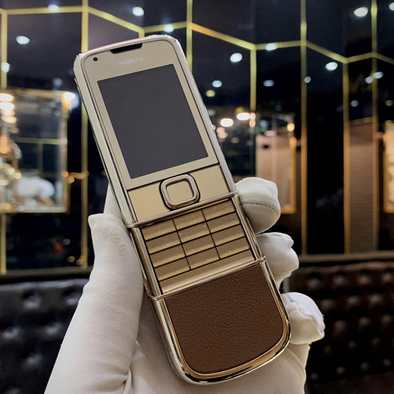 NOKIA 8800 GOLD NGUYÊN BẢN DA NÂU XÁCH TAY NGA