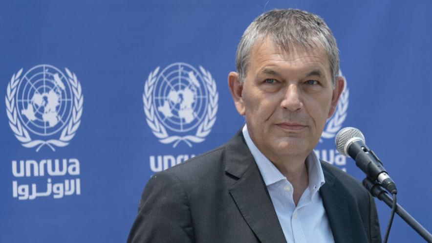 Ảnh tư liệu : Philippe Lazzarini, lãnh đạo cơ quan Liên Hiệp Quốc về người tị nạn Palestine (UNRWA) tại Gaza, ngày 23/05/2021.