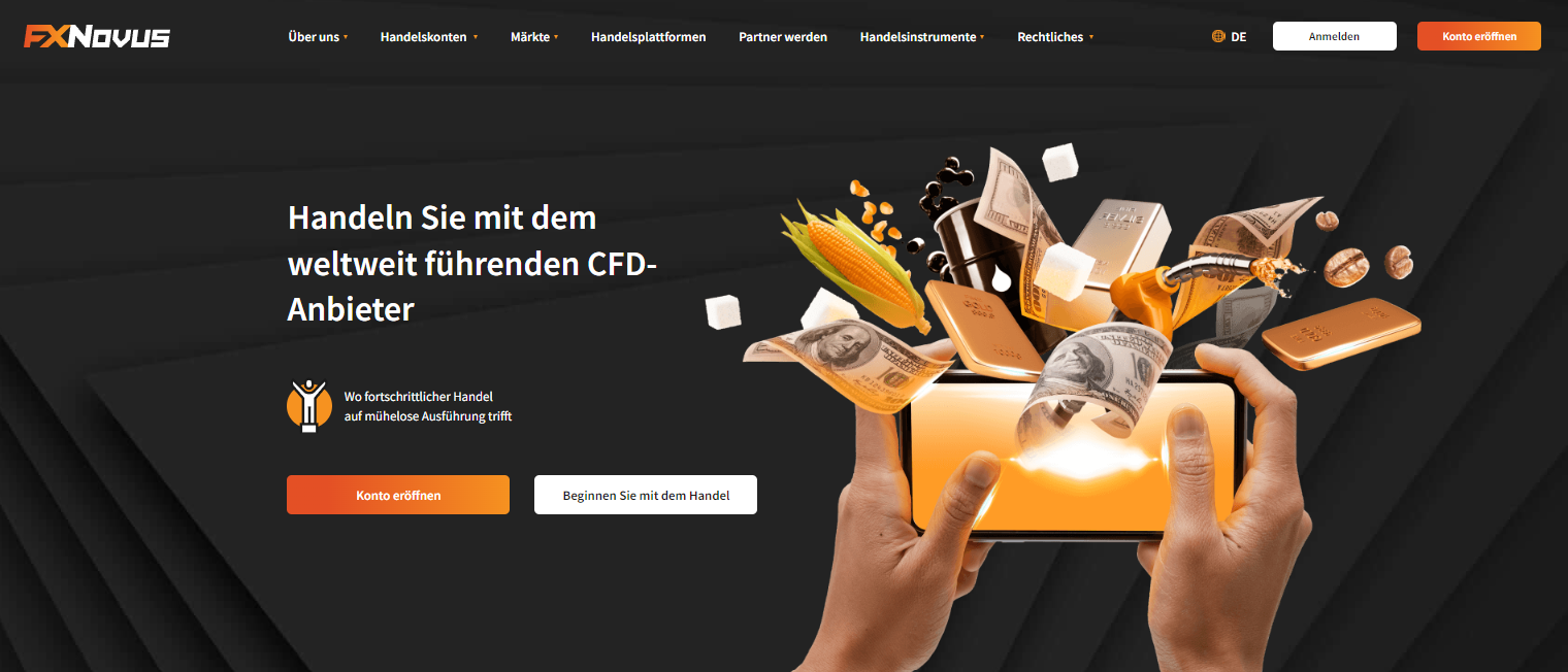 Handeln Sie Forex mit Brokern wie FXNovus