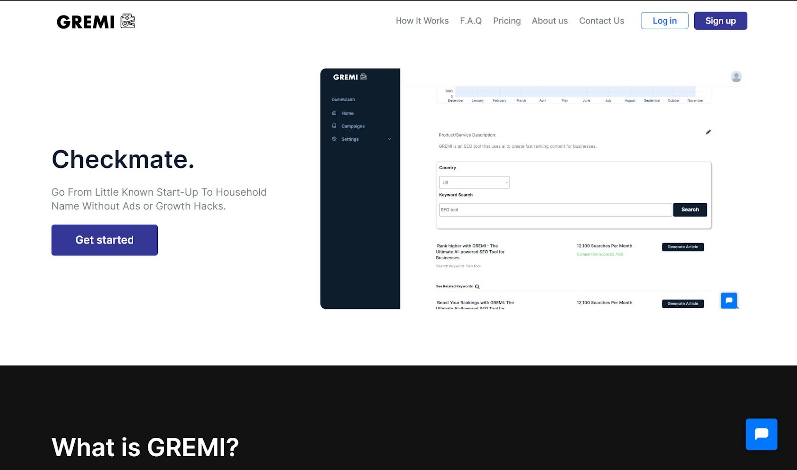 Screenshot of GREMI website