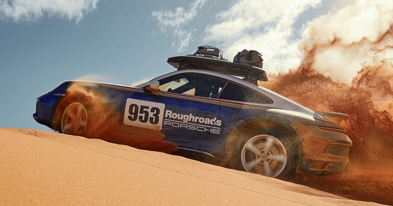 ระบบความปลอดภัยของรถยนต์ : Porsche 911 Dakar