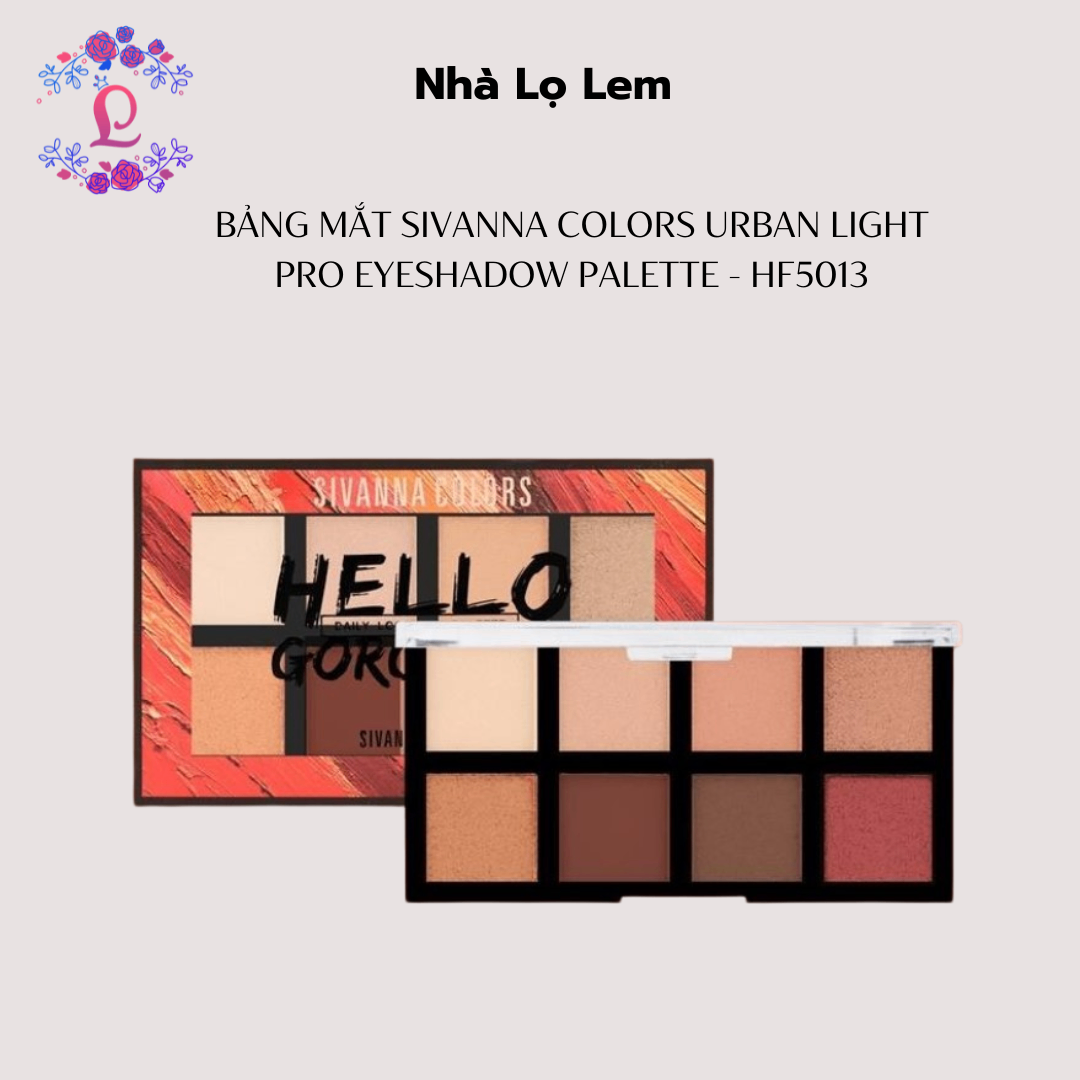 BẢNG MẮT SIVANNA COLORS URBAN LIGHT PRO EYESHADOW PALETTE - HF5013