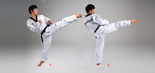 Teknik-Teknik dalam Taekwondo - Tendangan Samping (Yeop Chagi)