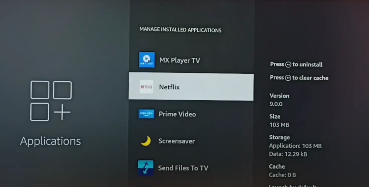 uninstalling Netflix on Hisense Fire TV 