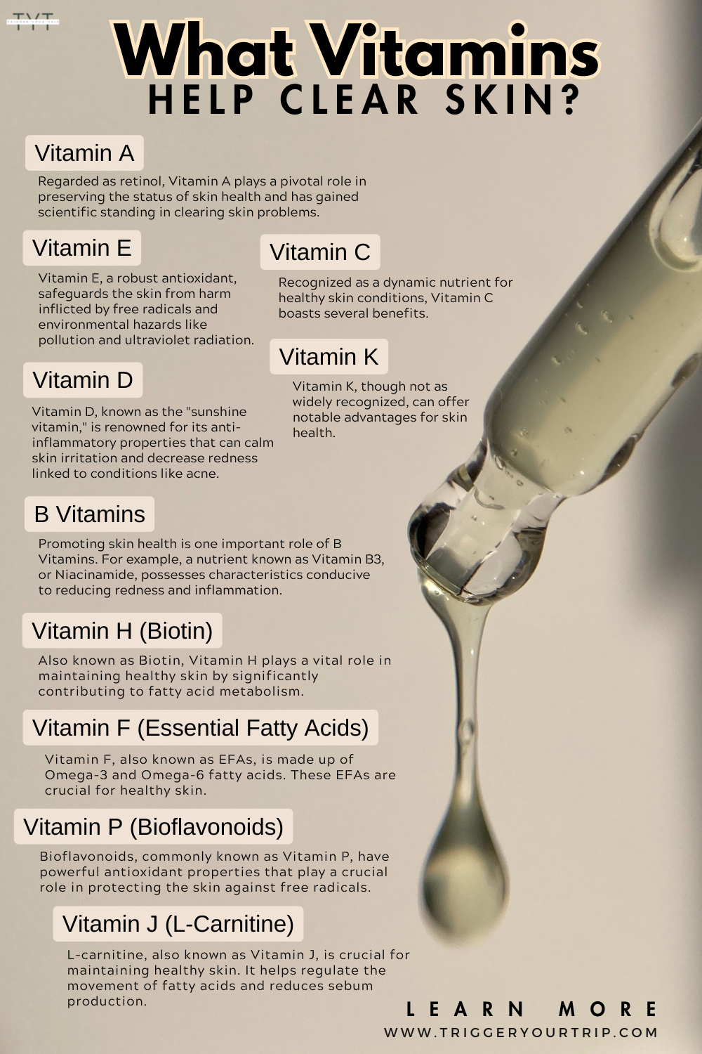 what vitamins help with skin aging, improve skin health and body temperature?