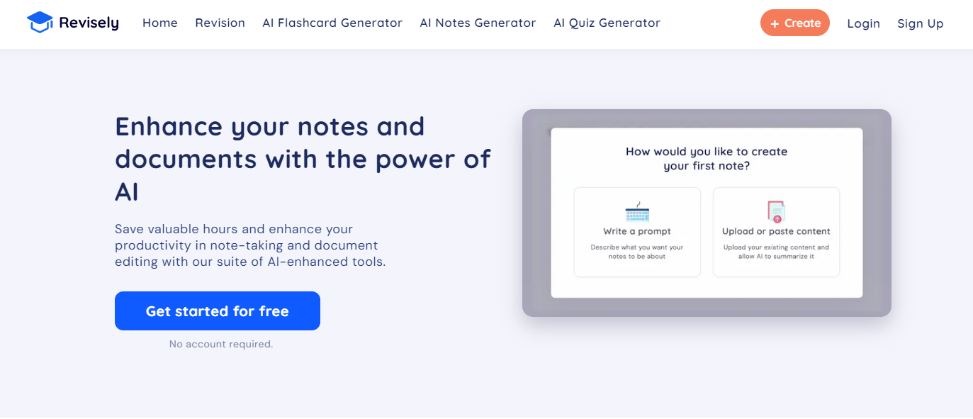 Revisely Notes Documents Generator